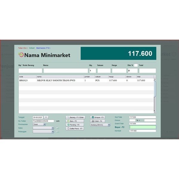 PROMO SOFTWARE MINIMARKET IB Minimar . UNLIMITED PC bukan LISENSI