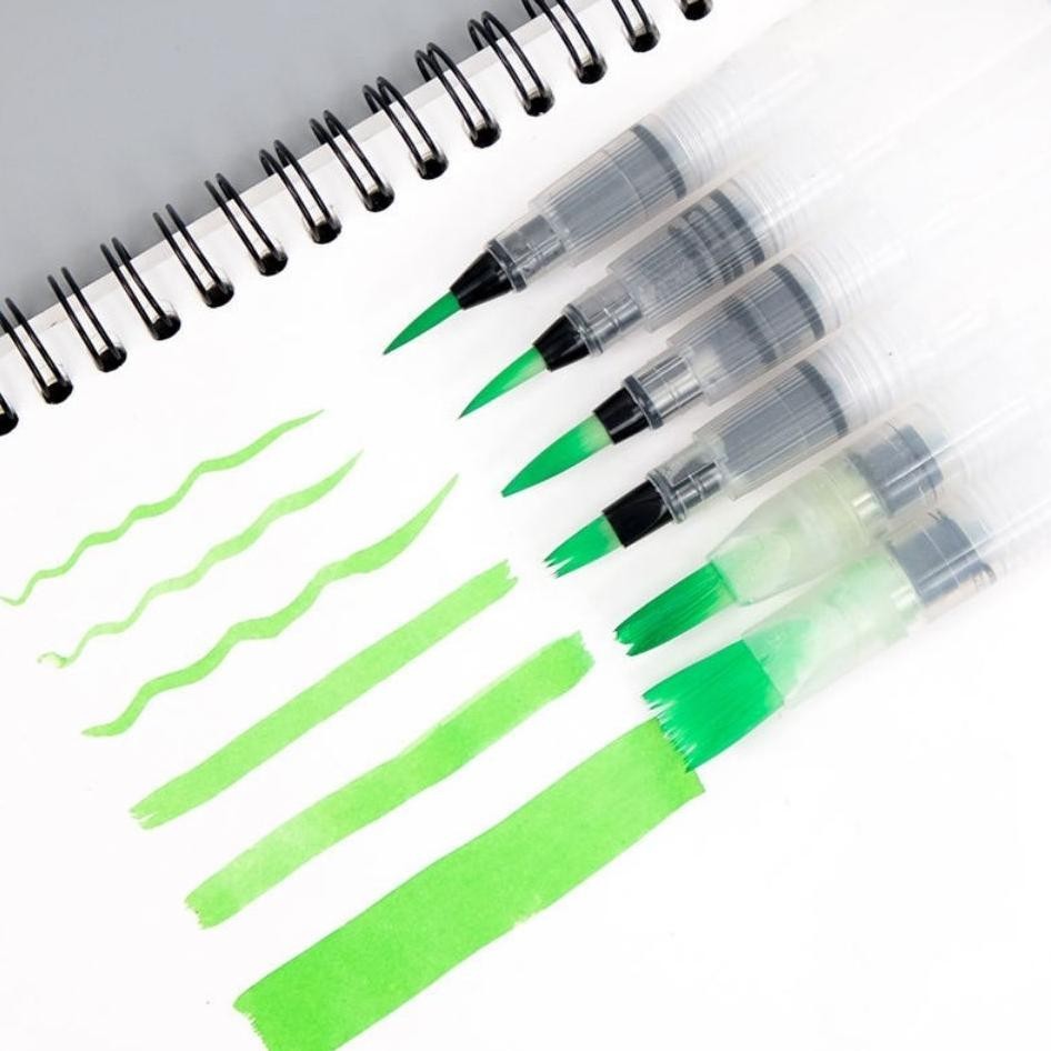 

LNB-1217 water pen set/6 Paket Kuas Cat Air Lembut untuk Menggambar/Melukis Viral