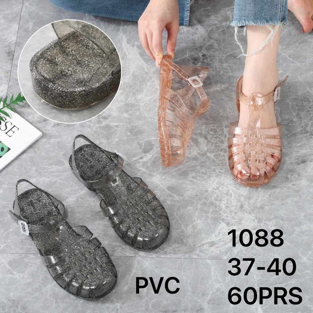 LEBARAN SALE 4.4 Sandal wanita glitter SANDAL CANTIK KARET JELLY MEDAN HIGH QUALITY IMPORT