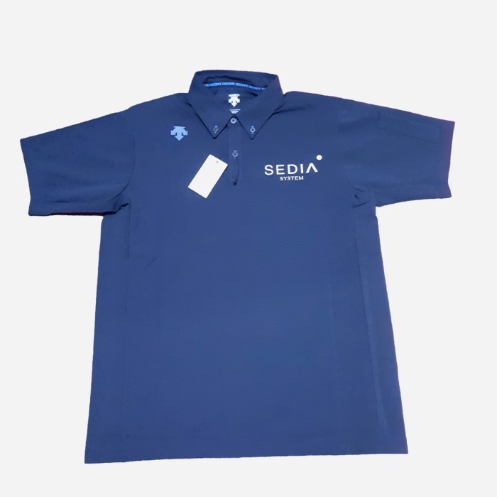 kaos polo golf descente original blue navy