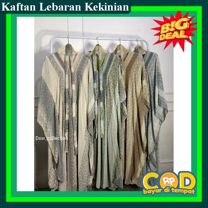 Baju Muslim Perempuan Dewasa Bj Bsju Naju Kaftsn Motif Kaftan Lebaran 2024 Mewah Remaja Dreas Driss 