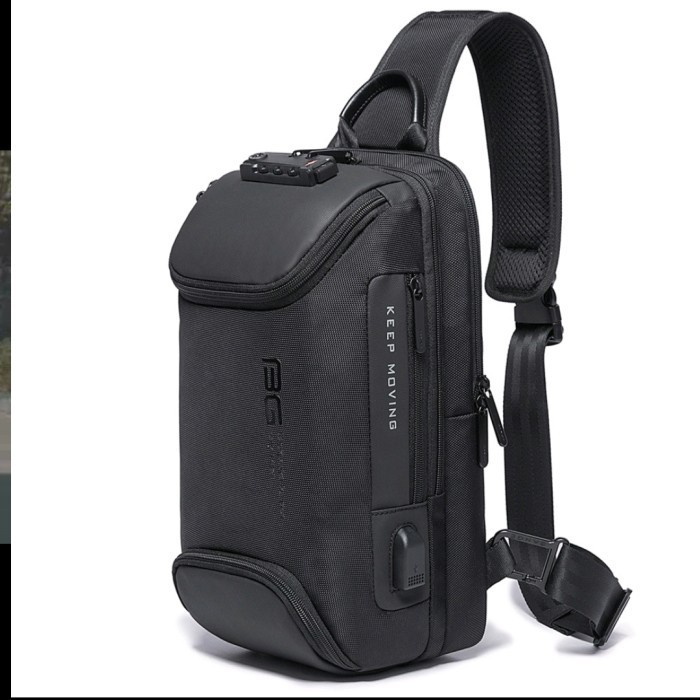 TAS SELEMPANG PRIA Bange ORIGINAL IMPORT Pria TSA Lock BG7082