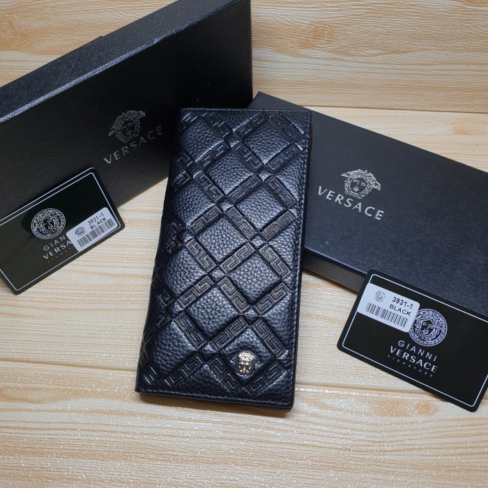 Dompet Kulit Pria Kulit Premium Merk Versace
