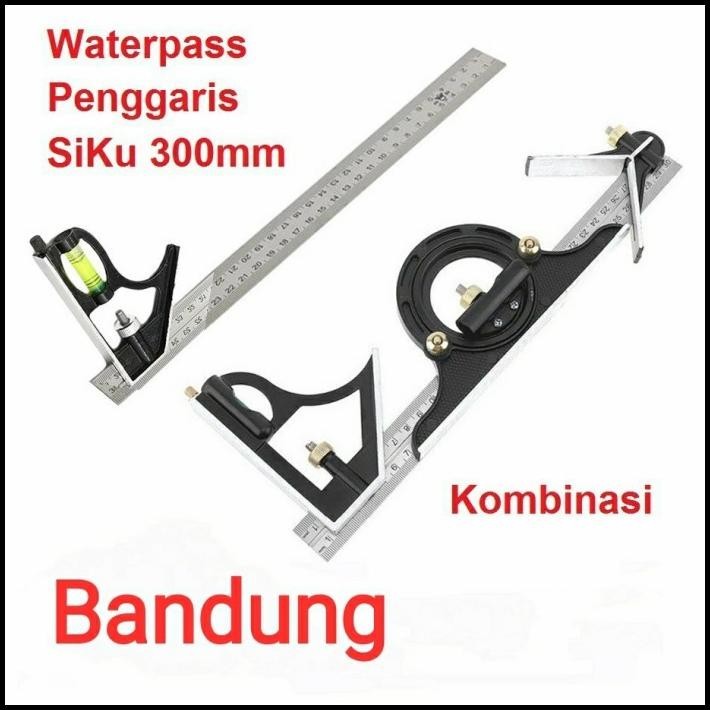 

BEST DEAL PENGGARIS SIKU L WATERPASS KOMBINASI SQUARE RULER SUDUT PRESISI AIR !!
