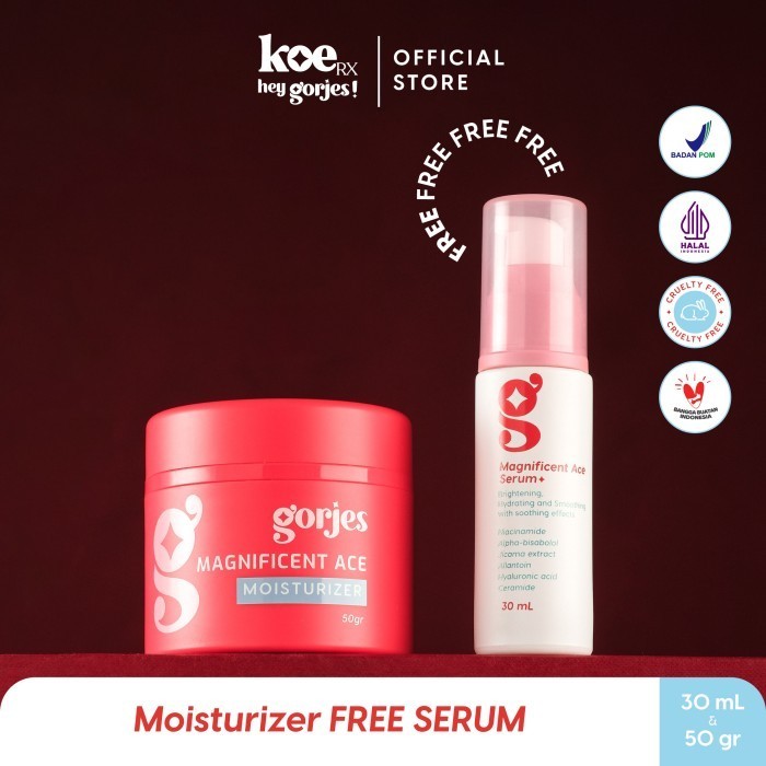 KOErx Gorjes Magnificent Ace Moisturizer 50 gr GET FREE GORJES Magni