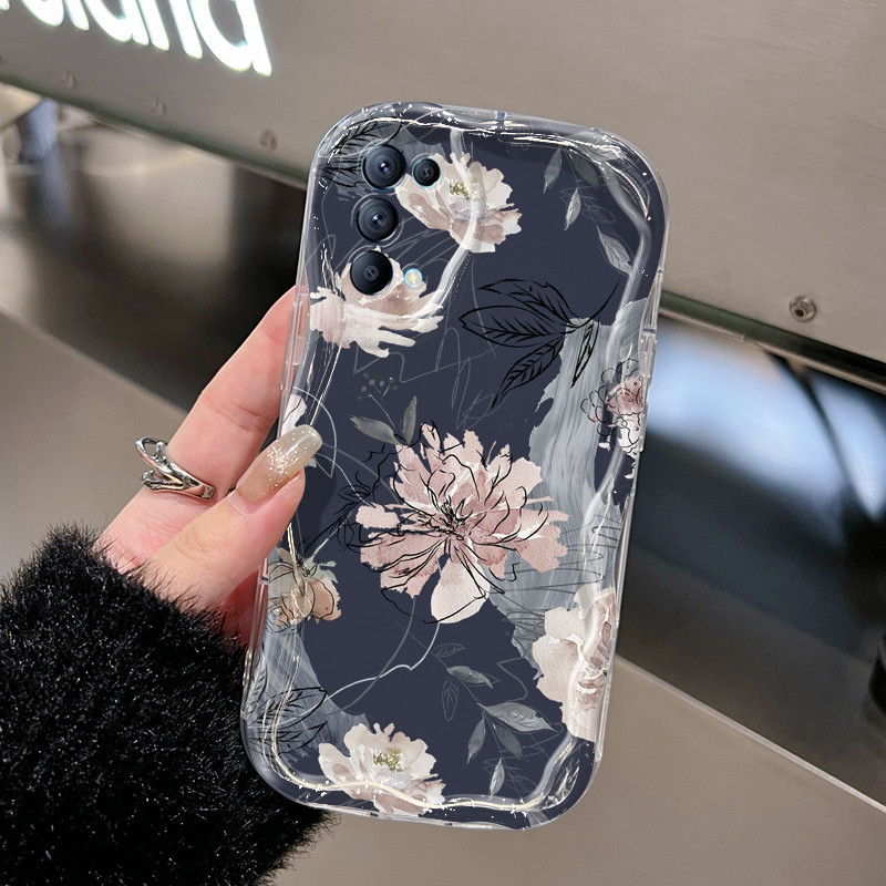 Casing Hp OPPO Reno 5 4G Reno 5 5G Reno 5K 5G Case sarung HP minimalis pola Jizhi Softcase ponsel le