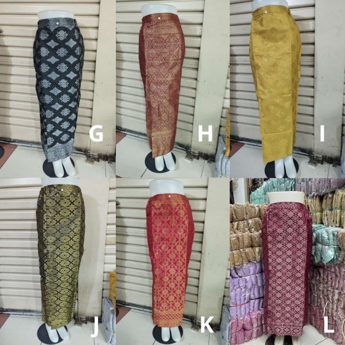 Rok Instan Premium Songket / Rok Setelan Kebaya Songket