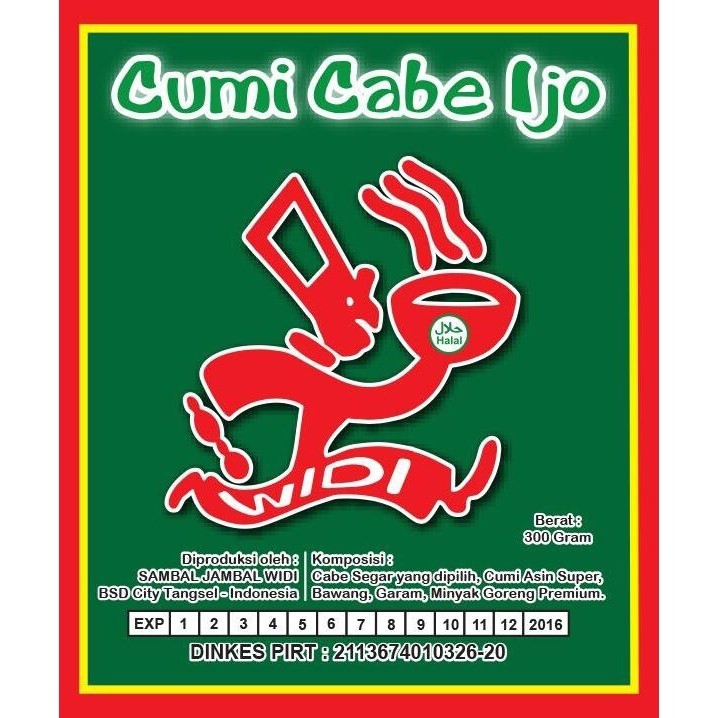 

Cumi cabe Ijo by Aneka Sambal Widi TB