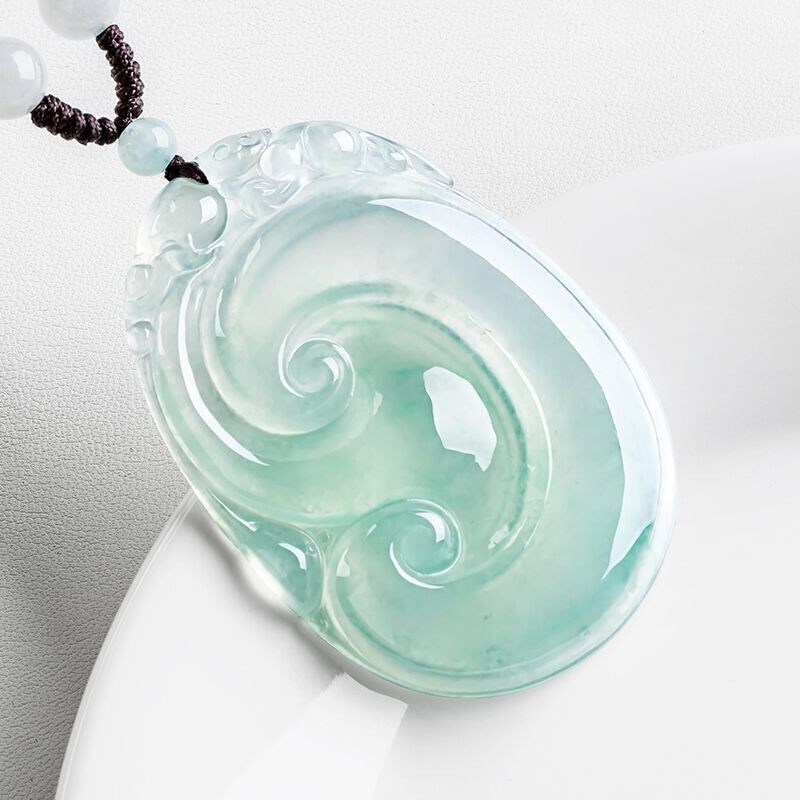 Genuine Natural Myanmar Jade Ruyi Pendant