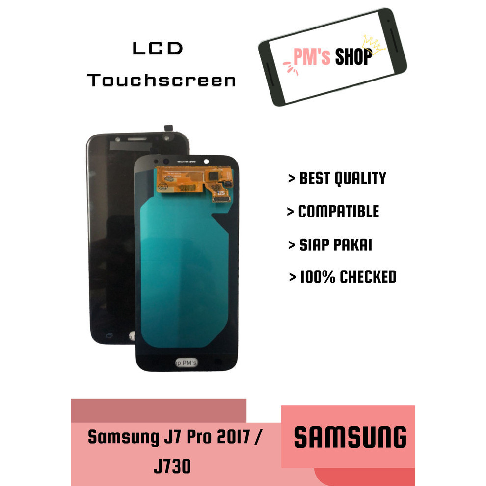 Lcd Touchscreen Samsung J7 Pro 2017 / J730 Oled Ori Contras