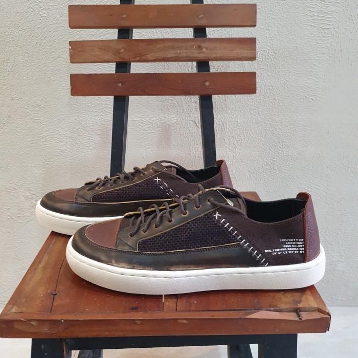 SEPATU EXODOS57 GENNAIOS BROSS BROWN SEPATU LOKAL EXODOS ORIGINAL