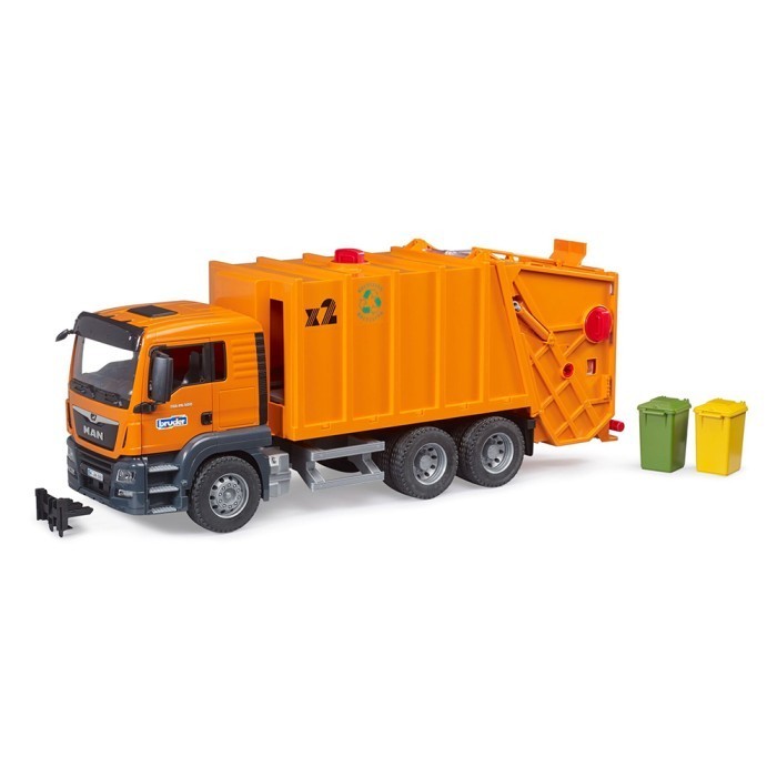 Bruder 3760 - MAN TGS Garbage truck - Mainan Anak - Diecast