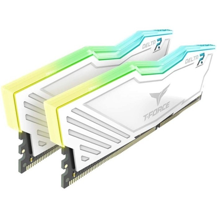 Team T-Force Delta Rgb (2X16G) 32Gb Ddr4 Kit 3200Mhz White Memory Ram