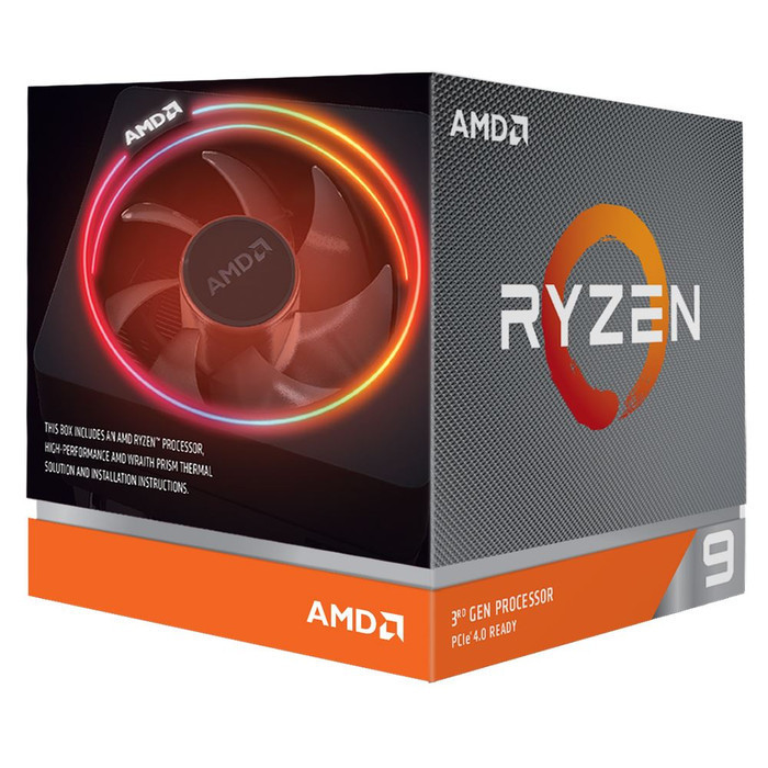 Processor Amd Am4 Ryzen 9 3900X Box Wraith Cooler