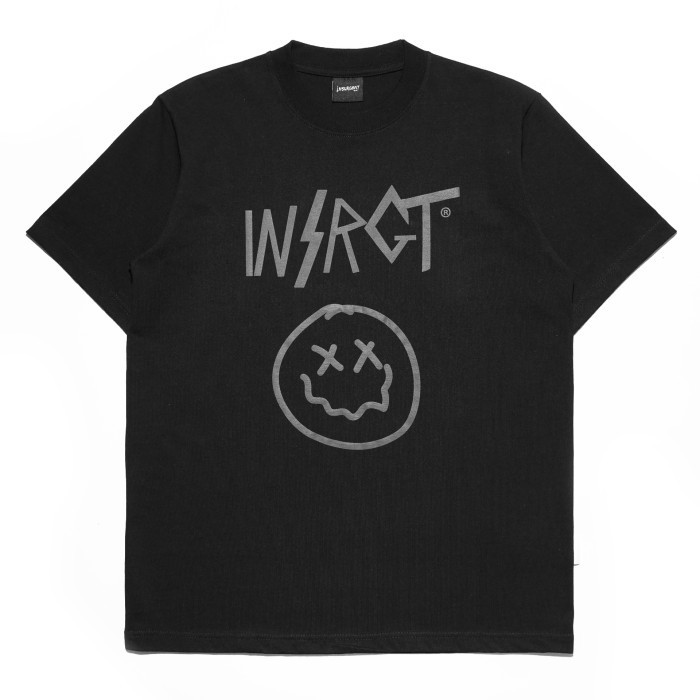 Insurgent Kaos Pria Slay Smiley Tee Black