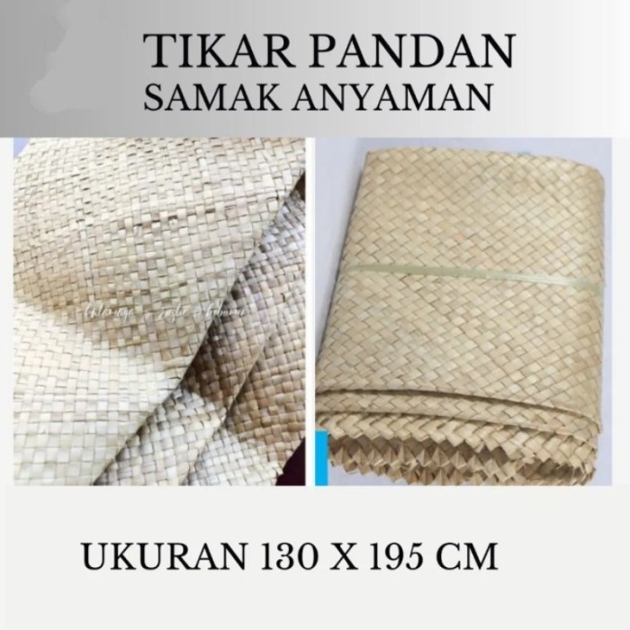 Tikar Pandan Samak Jenazah/Mayit Anyam Pandan Tikar Samak Anyaman