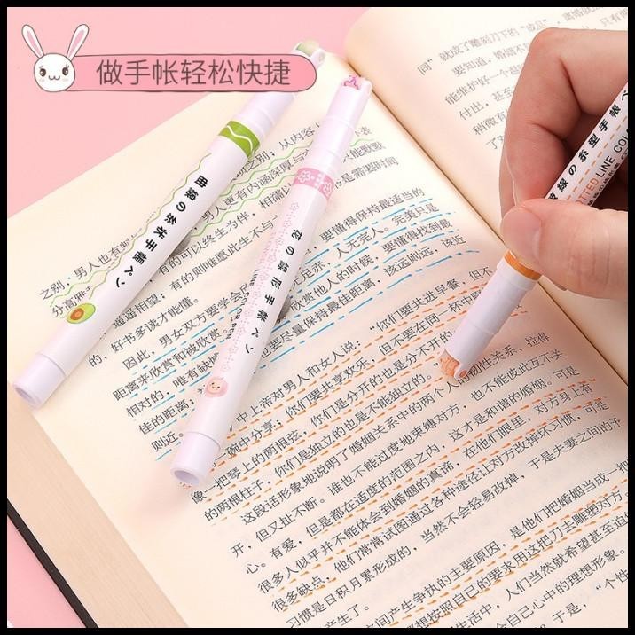 

DISKON 6PCS/SET FLOWER SHAPED OUTLINE PEN CURVE PEN MARKER PEN STABILO PEN