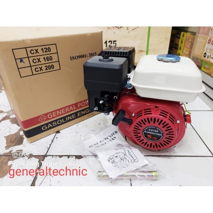 Engine Gx160 General Power Cx160 Mesin Penggerak Bensin Gx160 5,5Hp