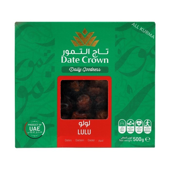 

Kurma Date Crown Khenaizi 500 Gram Paket 6 Pcs