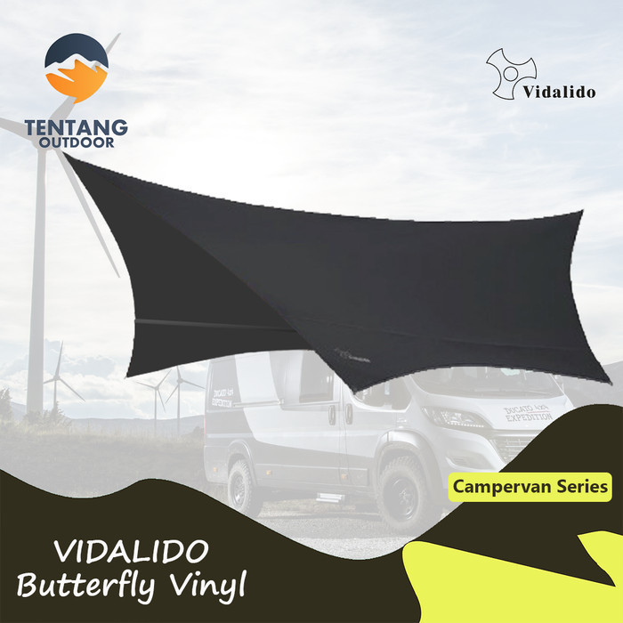 Butterfly Vinyl VIDALIDO Tenda Kanopi Flysheet Tent Camping Outdoor