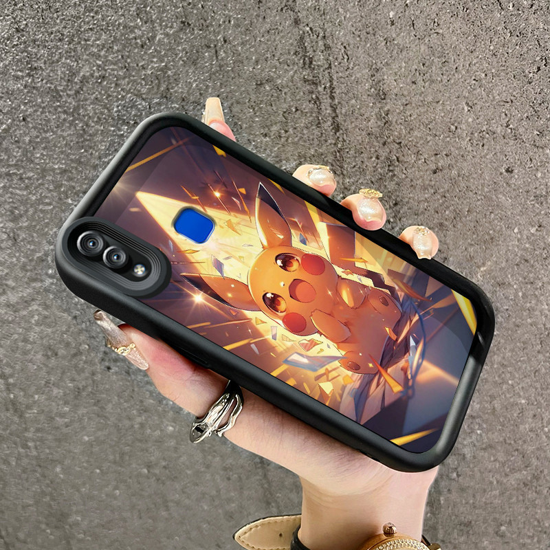 Casing Hp VIVO Y95 Y93 Y93s Y91 Y91i Case HP Pikachu pola desain baru Casing lensa kamera Softcase g