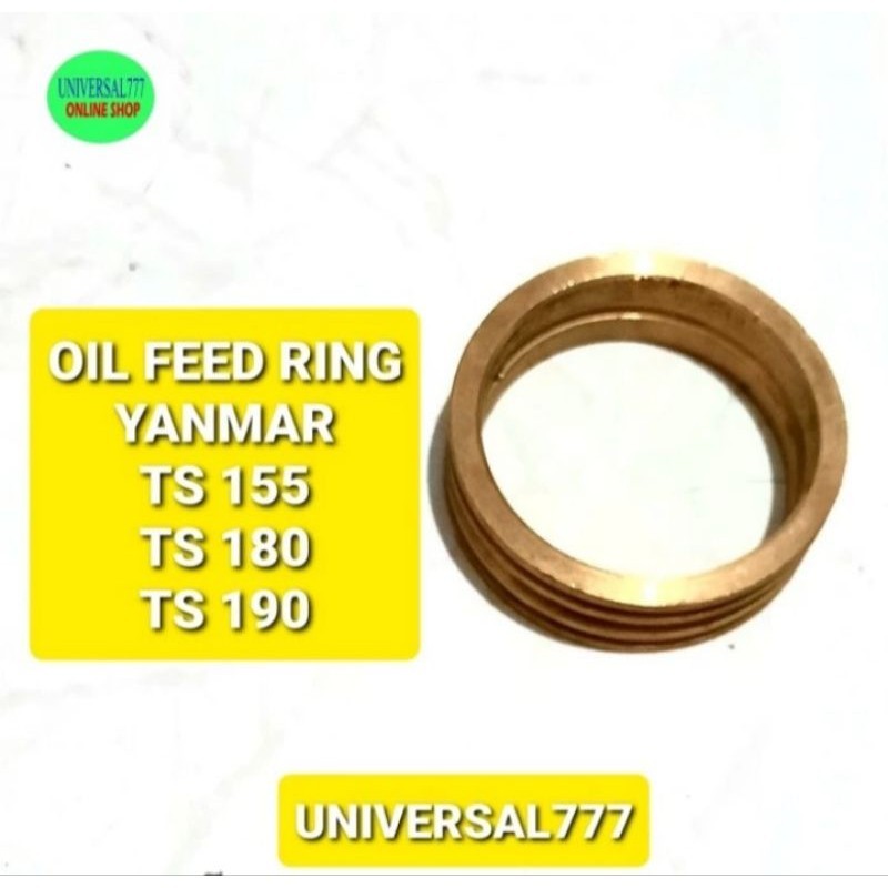 TS155 TS180 TS190 Oil Feed Ring YANMAR TS 155 180 190 Bosh Bush Bos Kuningan As Kruk
