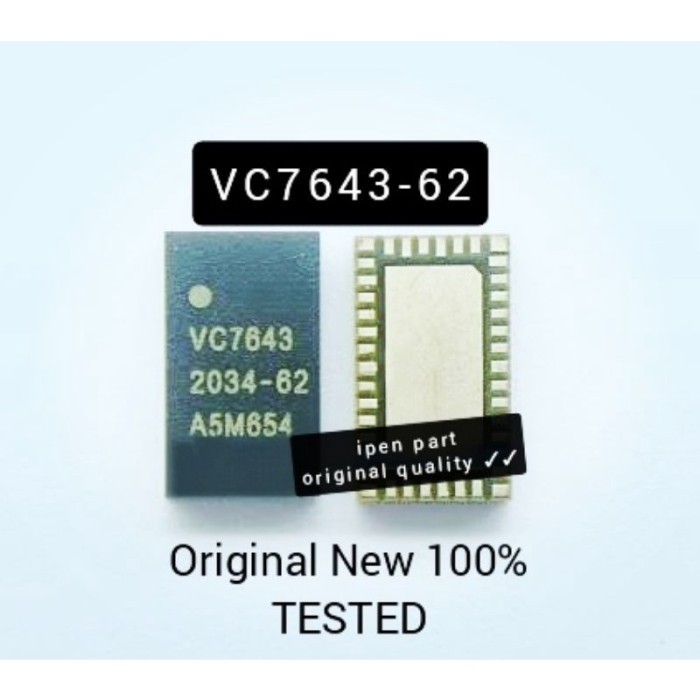 Ic Pa Vc7643 Original New Tested Rf Vc 7643 62 Redmi Note 9