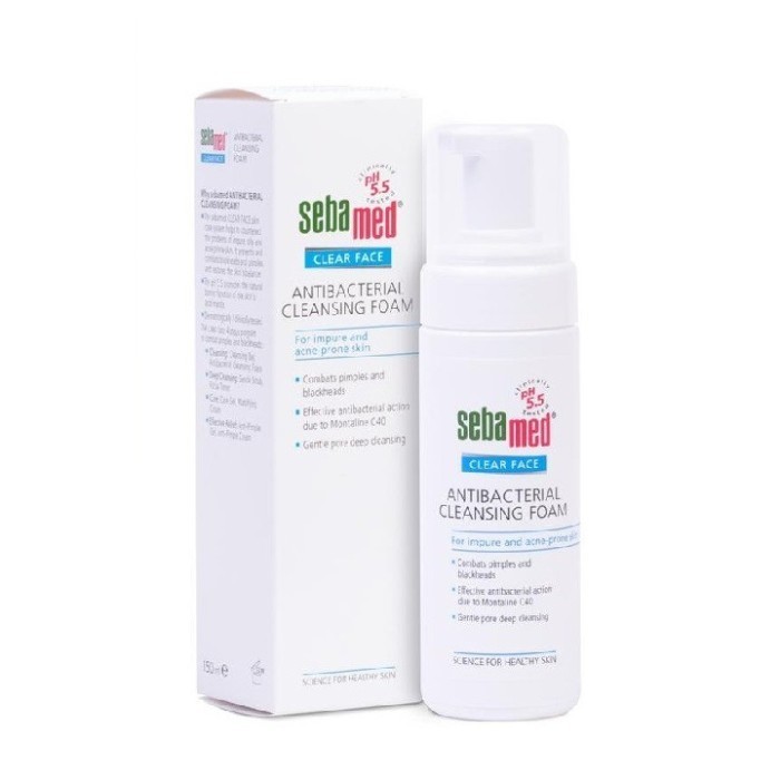 Indhy Sebamed Clear Face Anti Bacterial Cleansing Foam Seba Met Med Sebamet