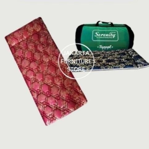 Promo Terbatas Busa Lipat Kasur Lipat Serenity Travel Bed Kasur Lantai Almoeradell