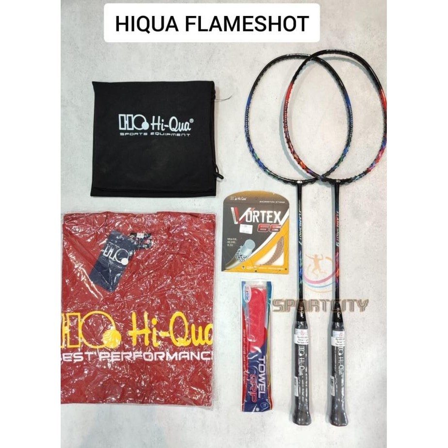 Raket Badminton Hiqua Flameshot 7 9 Flame Shot Original Jisungiestoree