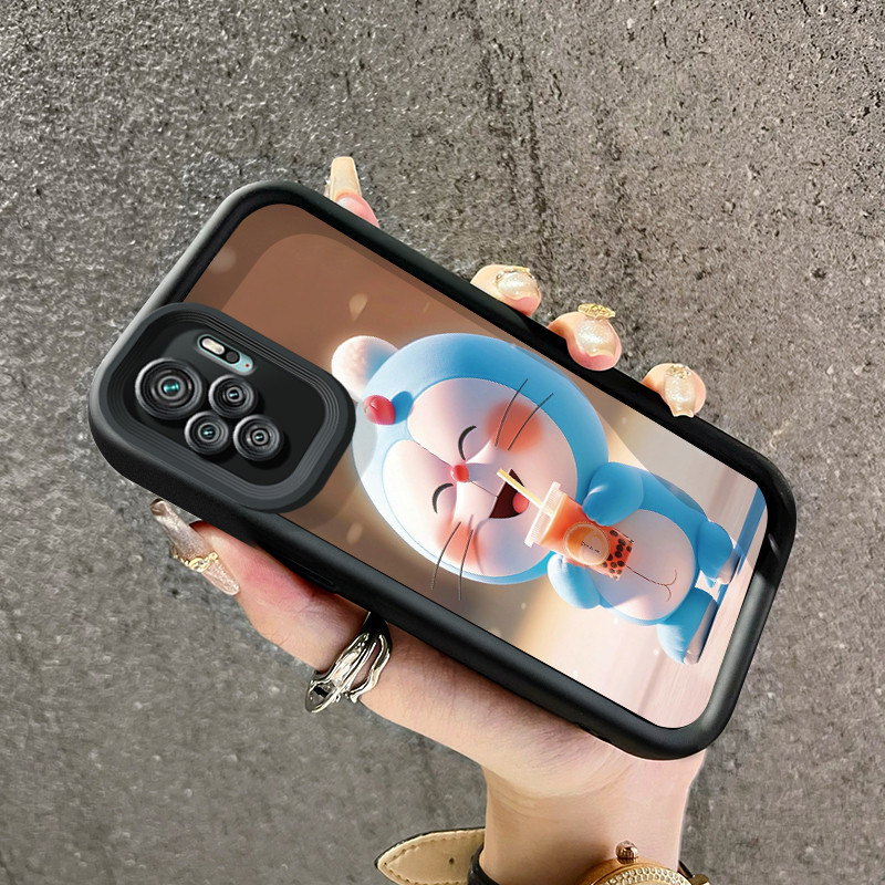 Casing Hp Xiaomi Redmi Note 10 Redmi Note 10s Redmi Note 10 Pro POCO M5s Case pola Doraemon pelindun
