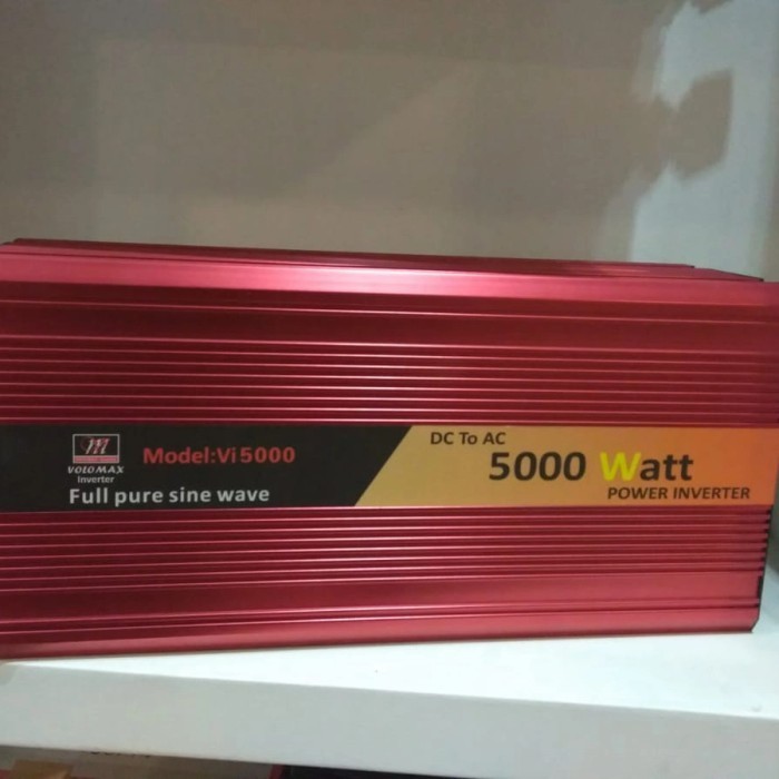Volomax Inverter Pure Sine Wave Inverter 12V 5000W Gelombang Sine Wave