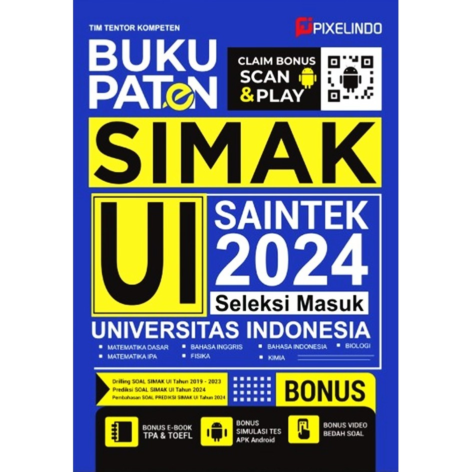 Buku Paten Simak Ui Saintek 2024