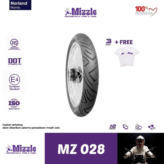 Ban Motor Mizzle MZ-028 70/80-17 TubeType