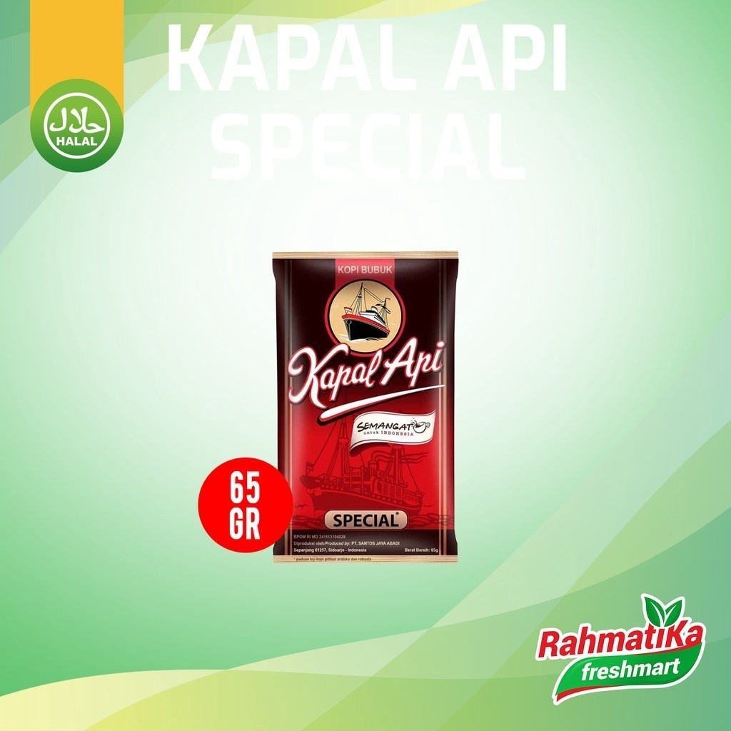 

Kapal Api Kopi Bubuk Special 65 gram