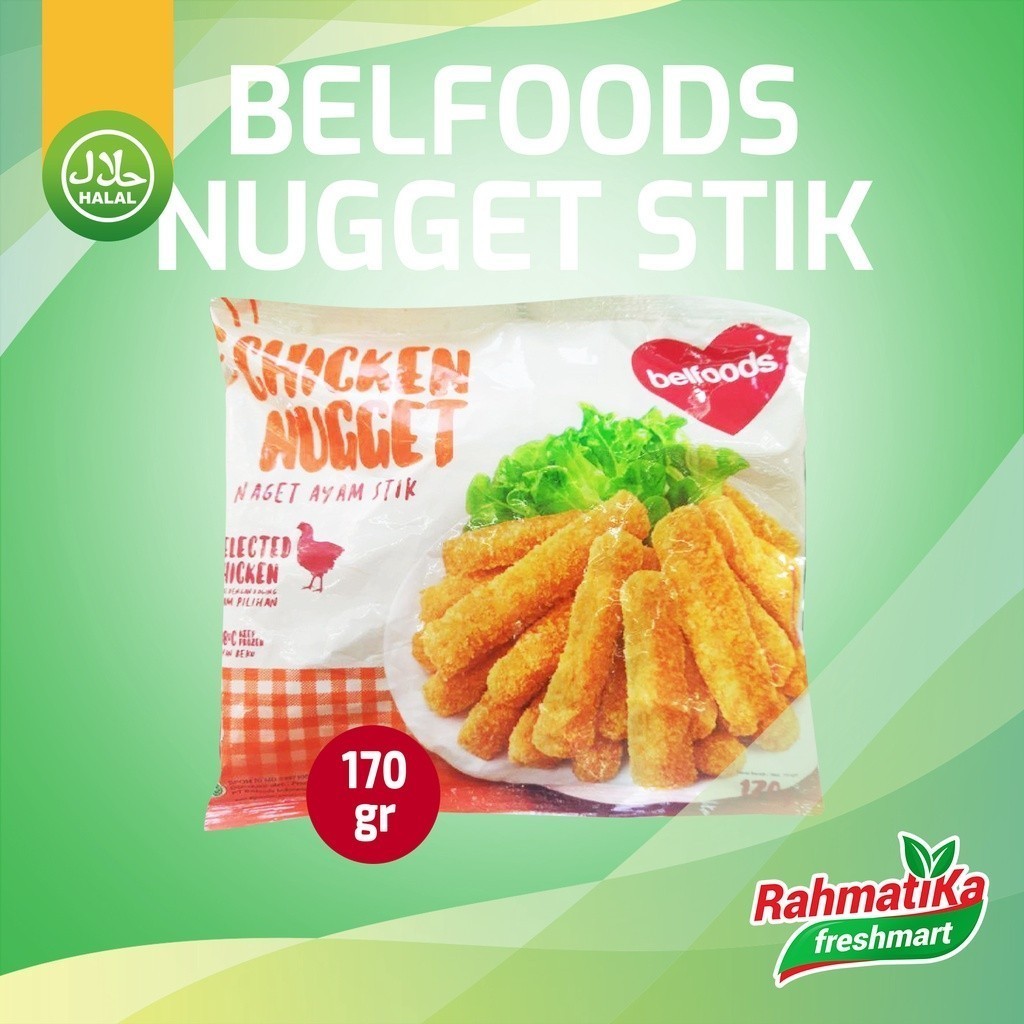 

Belfoods Chicken Nugget Ayam Stik 170 gr