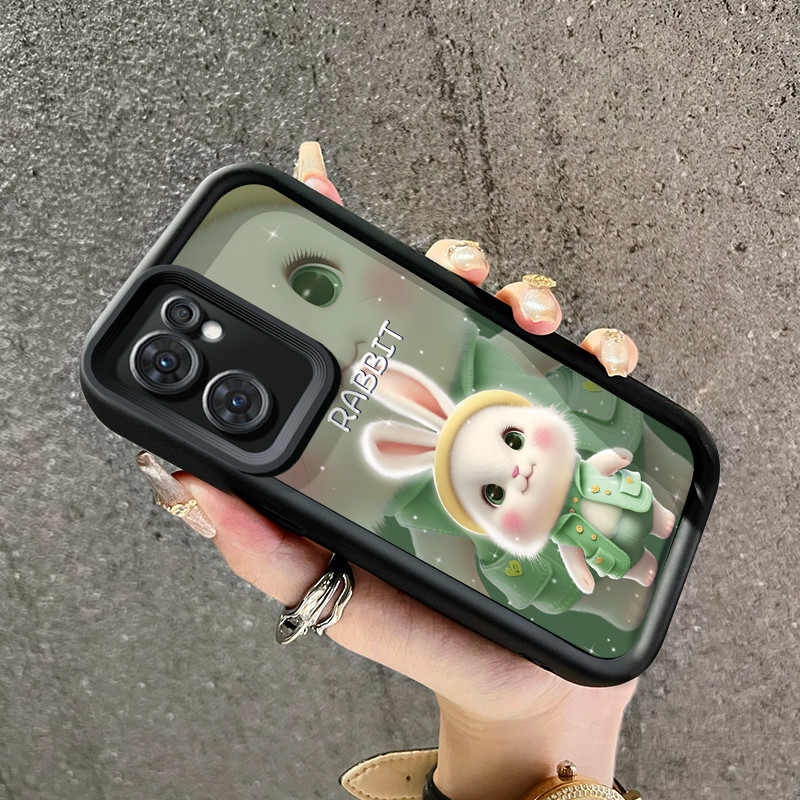 Casing Hp OPPO Reno 8 5G OPPO Reno 8T Case pola kelinci cantik Casing HP pelindung silikon lunak pel