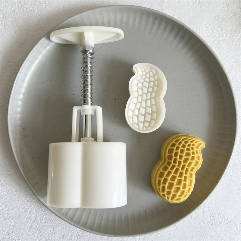 Ay00 CETAKAN KACANG / CETAKAN KUE KERING MOTIF KACANG / COOKIES / CETAKAN MOON CAKE 50GRAM 30GRAM