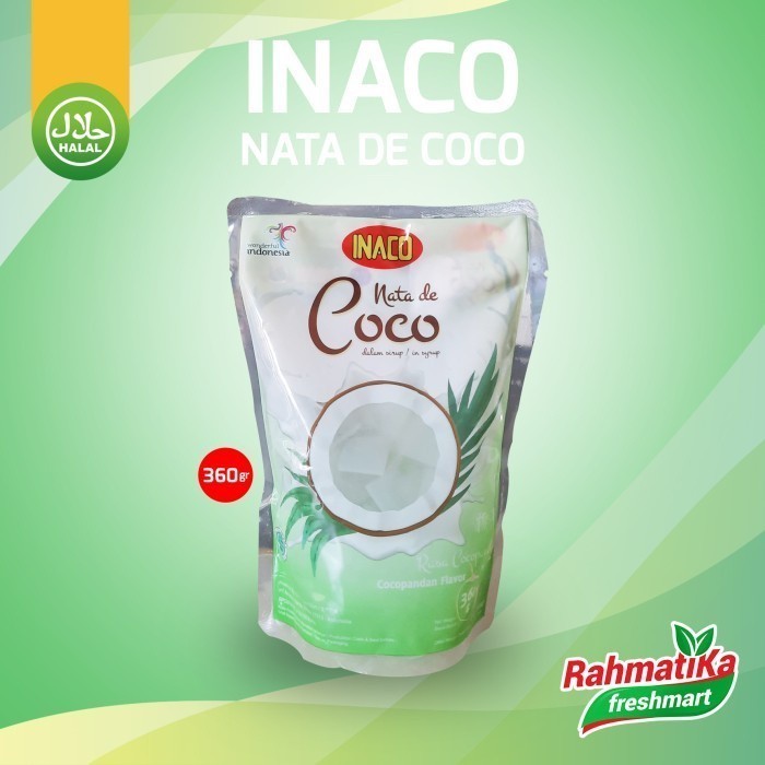 

Inaco Nata De Coco Rasa Cocopandan 360 gram