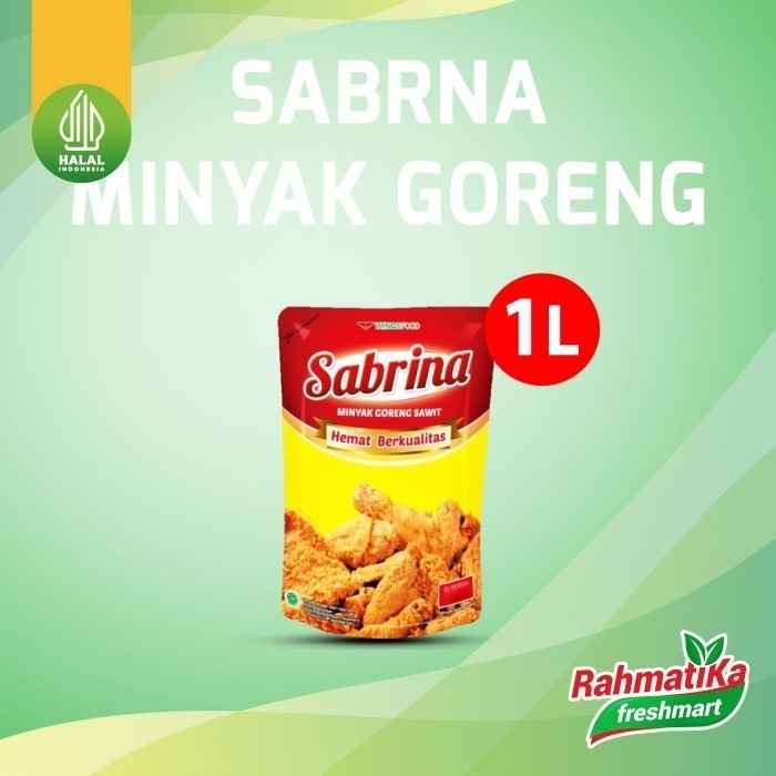 

Sabrina Minyak Goreng Sawit 1 Liter (Pouch)