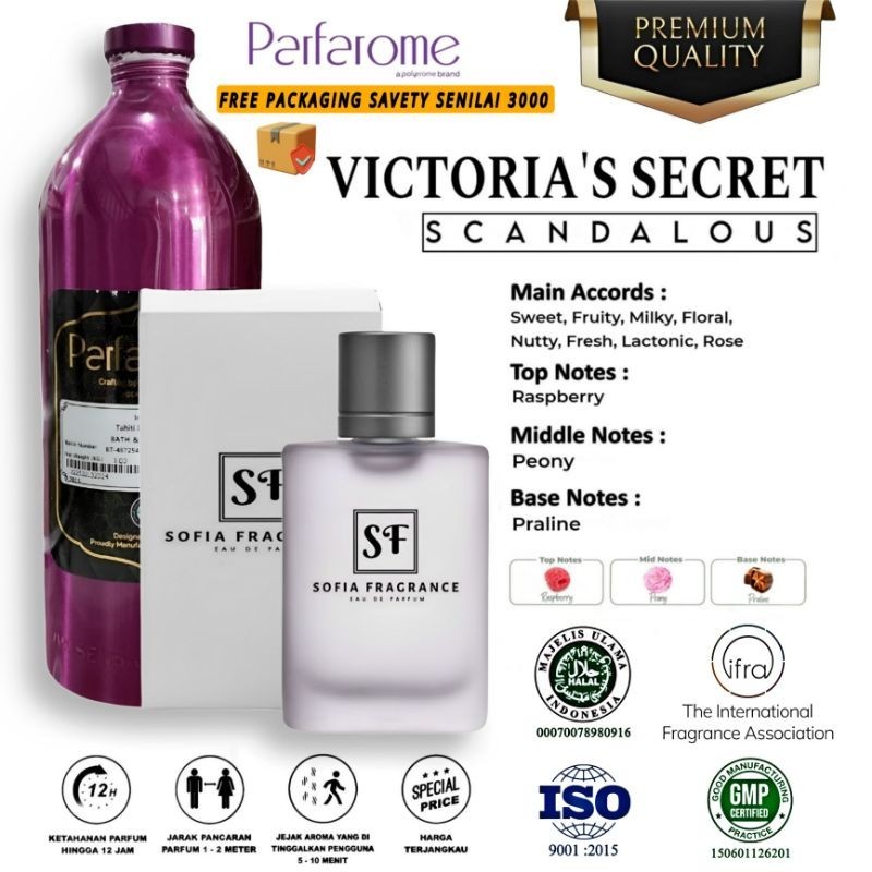 Parfum SCANDALOUS Refill Parfarome Premium