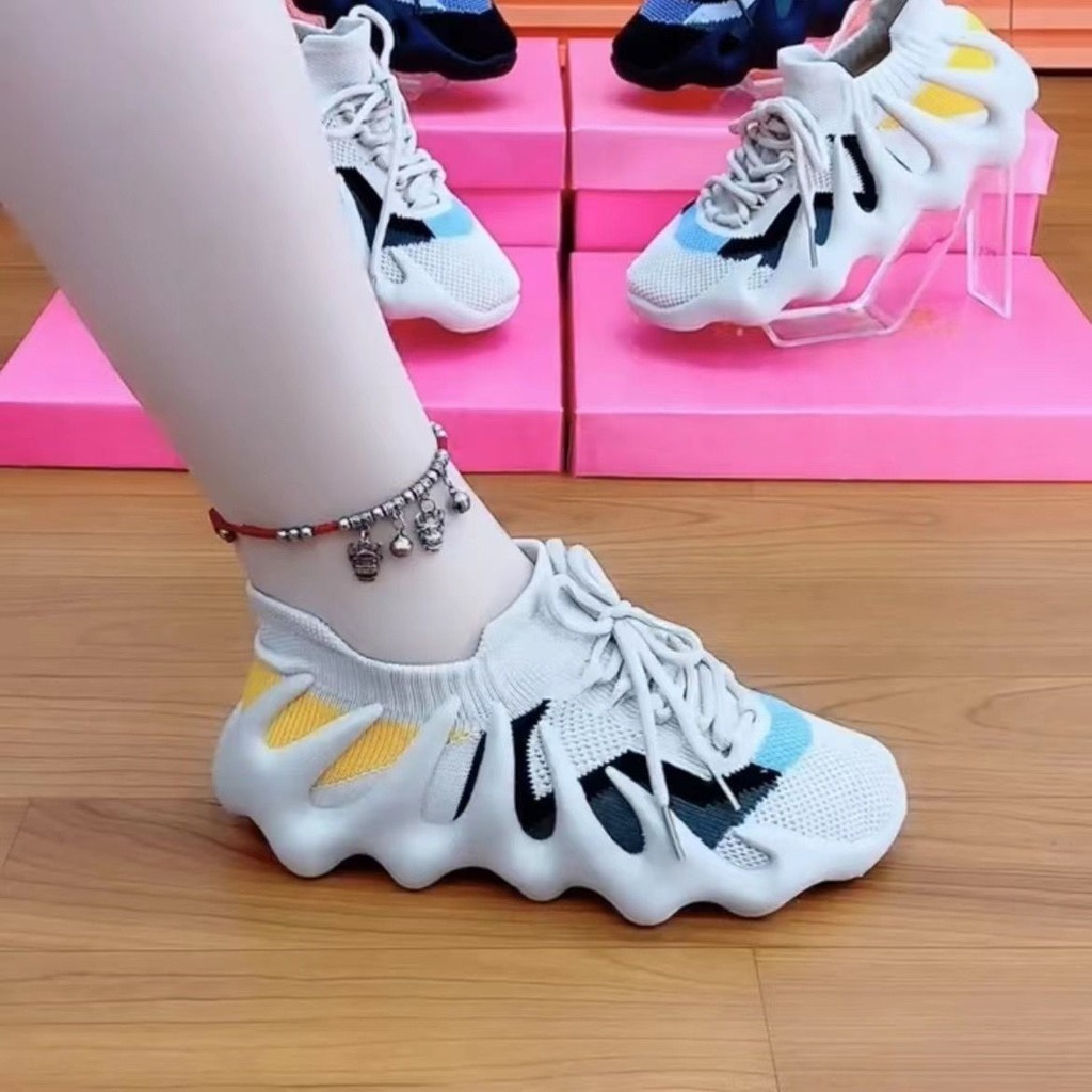 Octopus Shoes for Women Spring and Autumn Versatile Slip-on Running Shoes for Women