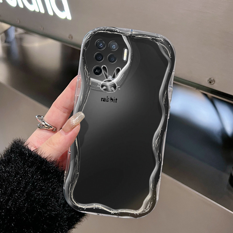 Casing Hp OPPO A94 F19 Pro Reno 5F Reno 5 Lite Reno5 F Reno5 Lite case hp ponsel pola kelinci Casing