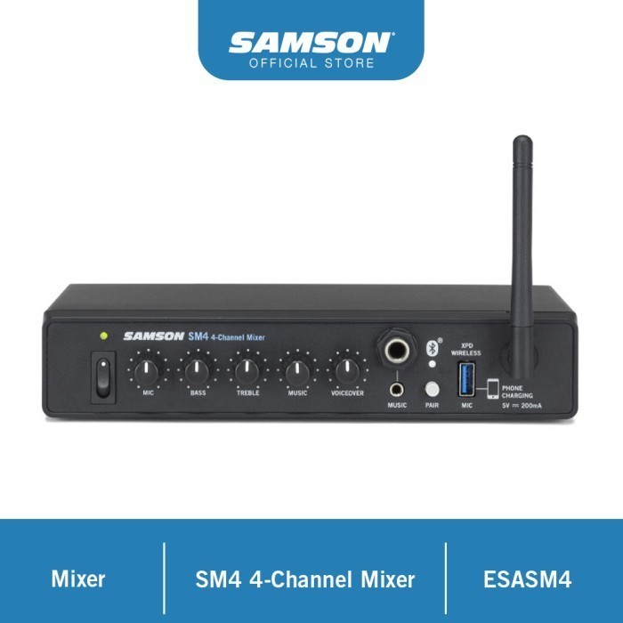 Samson SM4 4-Channel Mixer