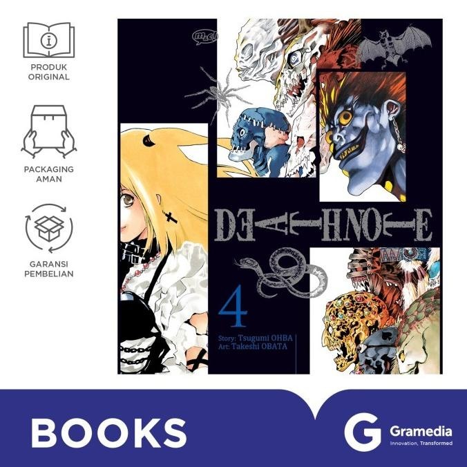 TERBARU KOMIK DEATH NOTE NEW EDITION VOL 4 (TSUGUMI OHBA/TAKESHI OBATA) 