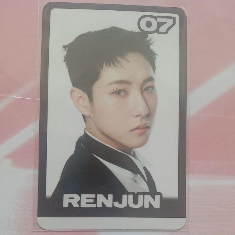 Photocard Renjun Nct Glitch Mode
