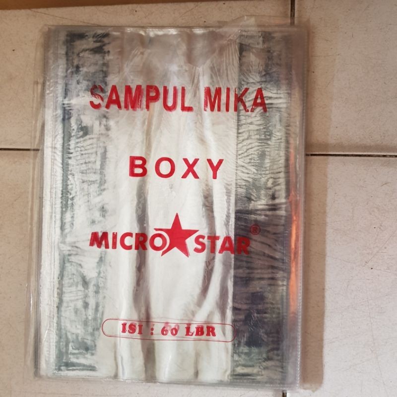 

Sampul Plastik Mika Tebal Boxy