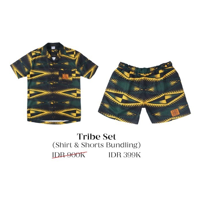 Public Culture - Bundling Tribe Set (Shirt & Shorts)
