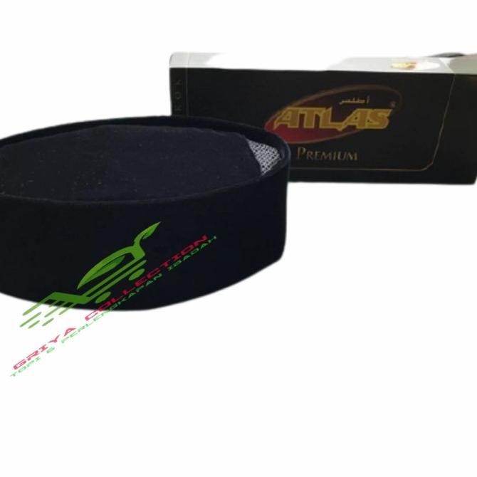 Peci Atlas / Kopiah Atlas / Songkok Atlas / Peci Hitam Atlas / Peci