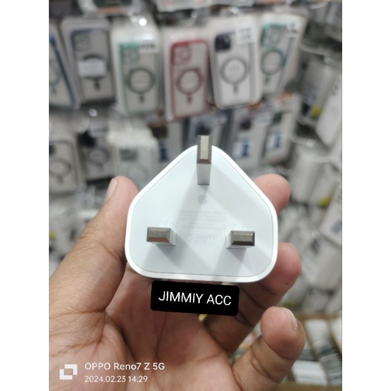 Adapter cahrger kaki 3 inter usb iphone original copotan cabutan 1A 5W